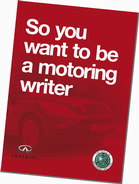 So you want to be a motoring writer booklet